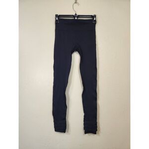 Athleta‎ Leggings Black Tiered Ankles Size XS